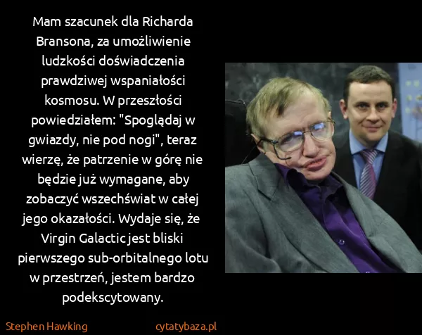 Stephen Hawking Cytaty Cytat W I Aforyzm W