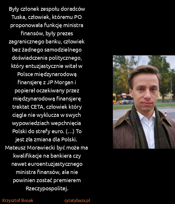 Krzysztof Bosak: Były członek zespołu doradców Tuska, człowiek, któremu...
