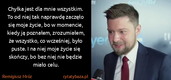 Remigiusz Mróz: Chyłka jest dla mnie wszystkim. To od niej tak naprawdę...