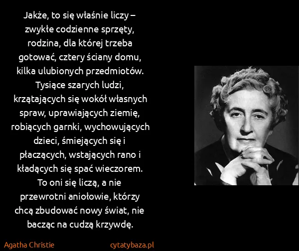 Agatha Christie: Jakże, to się właśnie liczy – zwykłe codzienne sprzęty,...
