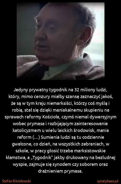 Stefan Kisielewski: Jedyny prywatny tygodnik na 32 miliony ludzi, który,...
