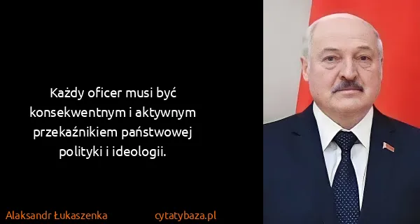 Alaksandr Łukaszenka: Każdy oficer musi być konsekwentnym i aktywnym...