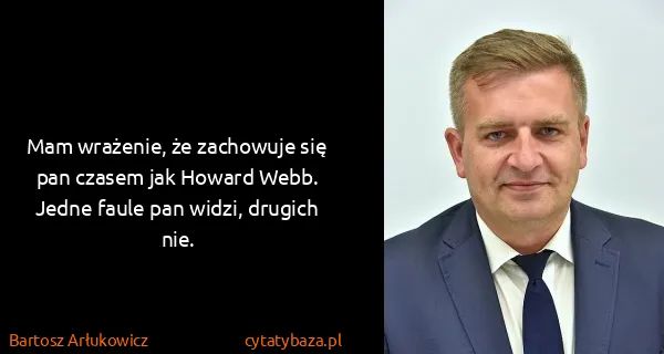 Bartosz Arłukowicz: Mam wrażenie, że zachowuje się pan czasem jak Howard...