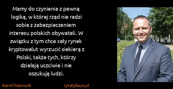 Karol Nawrocki: Mamy do czynienia z pewną logiką, w której rząd nie...