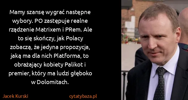 Jacek Kurski: Mamy szansę wygrać następne wybory. PO zastępuje realne...