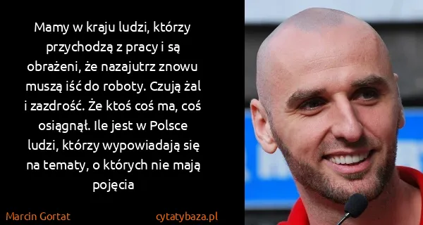 Marcin Gortat: Mamy w kraju ludzi, którzy przychodzą z pracy i są...