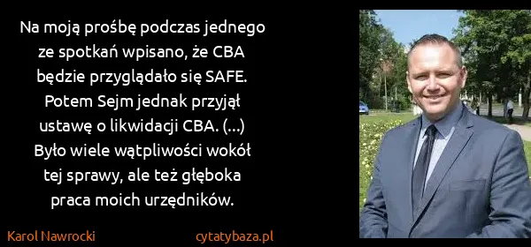 Karol Nawrocki: Na moją prośbę podczas jednego ze spotkań wpisano, że...