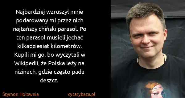 Szymon Hołownia: Najbardziej wzruszył mnie podarowany mi przez nich...