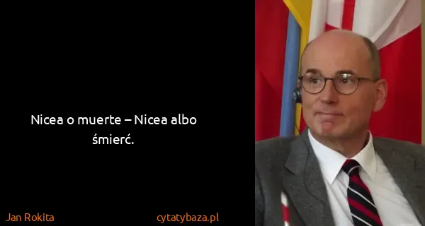 Jan Rokita: Nicea o muerte – Nicea albo śmierć.