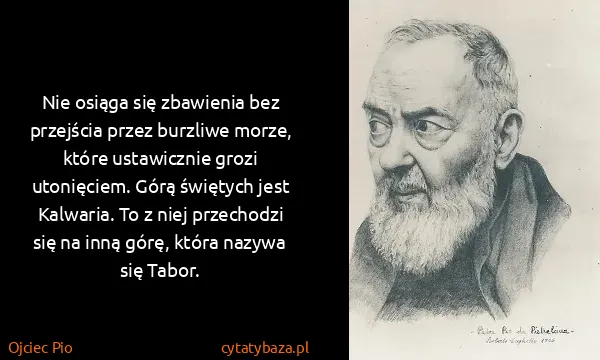 Ojciec Pio: Nie osiąga się zbawienia bez przejścia przez burzliwe...