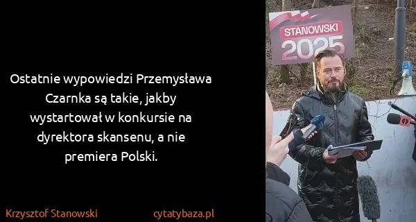 Krzysztof Stanowski: Ostatnie wypowiedzi Przemysława Czarnka są takie, jakby...