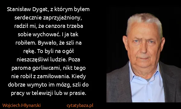 Wojciech Młynarski: Stanisław Dygat, z którym byłem serdecznie...