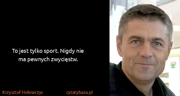 Krzysztof Hołowczyc: To jest tylko sport. Nigdy nie ma pewnych zwycięstw.