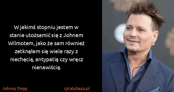 Johnny Depp: W jakimś stopniu jestem w stanie utożsamić się z Johnem...