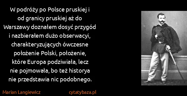 Marian Langiewicz: W podróży po Polsce pruskiej i od granicy pruskiej aż do...