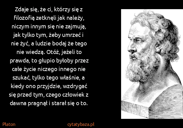 Platon: Zdaje się, że ci, którzy się z filozofią zetknęli jak...