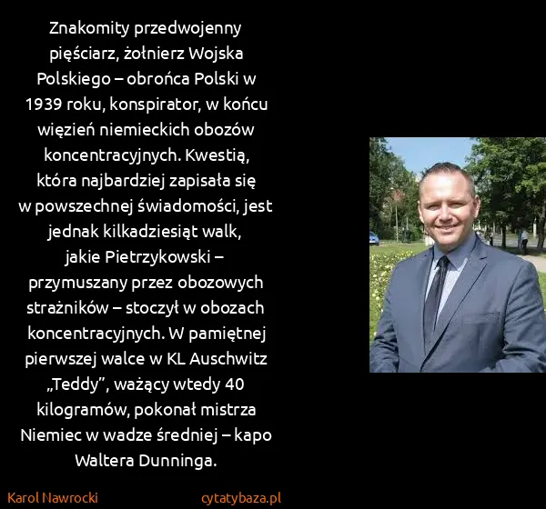 Karol Nawrocki: Znakomity przedwojenny pięściarz, żołnierz Wojska...