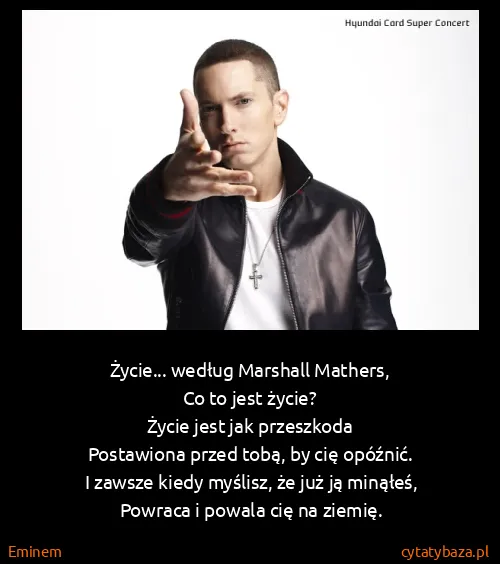 Eminem: Życie... według Marshall Mathers,
Co to jest...